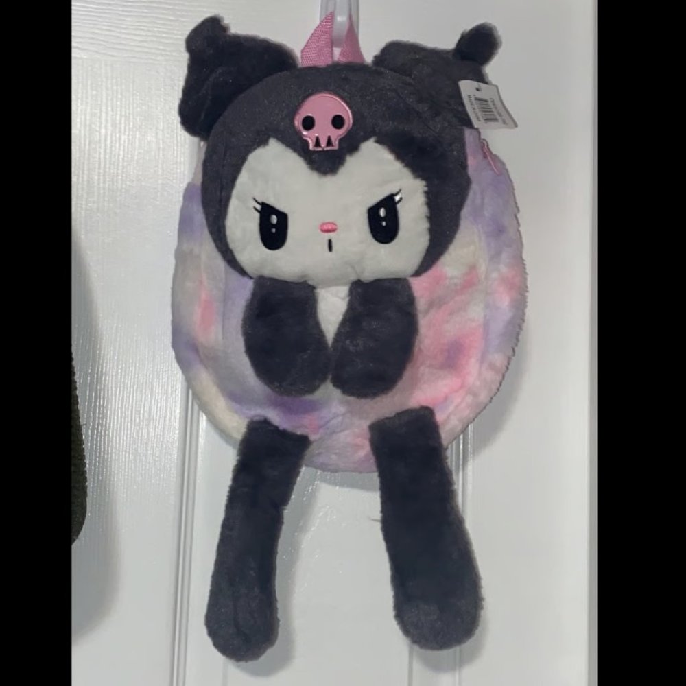 Hello Kitty and friends, Kuromi plush mini backpack, My melody, Kawaii